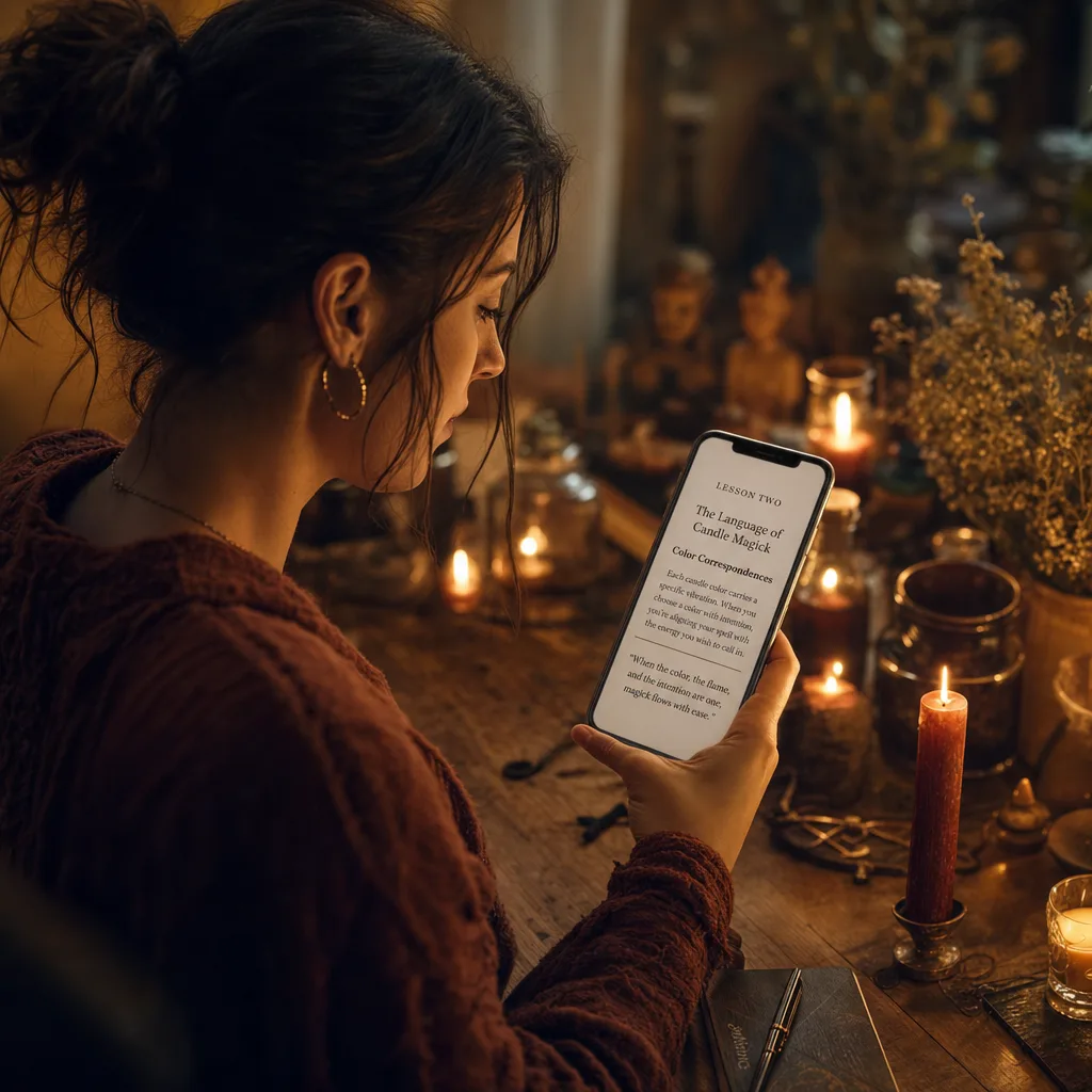 Read the lessons on your phone